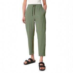 Sweaty Betty Explorer Tapered Athletic Pants in Heath Green - Medium